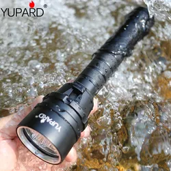 25000 Lumens diving for flashlight 5*L2 scuba dive 200m underwater waterproof tactical fill light Torch T6 LED power lantern