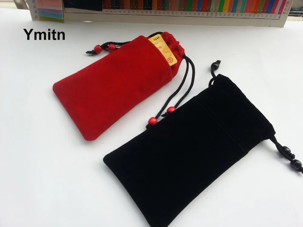 100pcs 5.5'' Ymitn Signal Blocker Canvas Pouch RFID Tracking&Bugging Privacy Protector High radiation phone Case for iphone