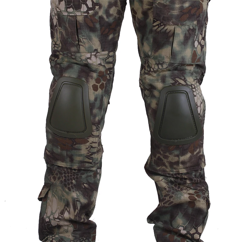 Vulpo Jacht Camouflage Broek Tactische Broek Mandrake Broek En Kniebeschermers Militaire Game Cosplay Uniform