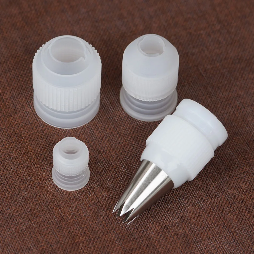 Icing Piping Nozzle Connector Adapter Cream Coupler Decoration Converter Tools Convenient Baking Tool For Cake Decorating