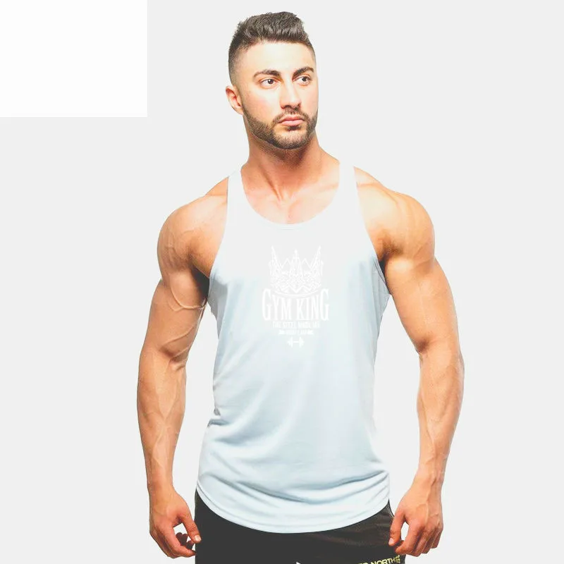 2018 Fashion Men Brand clothing Bodybuilding Gyms sleeveless Tank Top men Fitness Vest Singlet sportswear workout tanktop