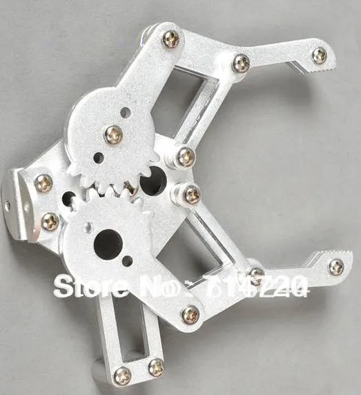 

Free shipping 2 DOF Aluminium Robot Arm Clamp Claw Mount kit (No servo)