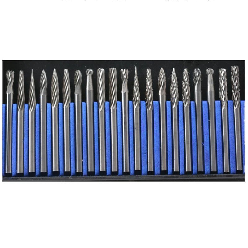 Borntun Wolfraam Slijpen Bits Polijsten Buffing Heads Accessoire Harde Legering Roterende Bestanden Frezen Snijden Polijstmachine Tool