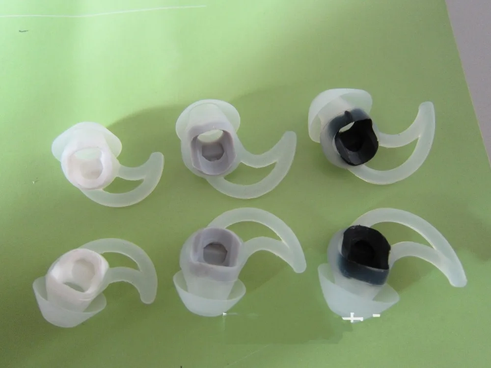 6PCS silicone eartips Earbuds ear tips for QC20 QC20i headset headphones earphones free shipping