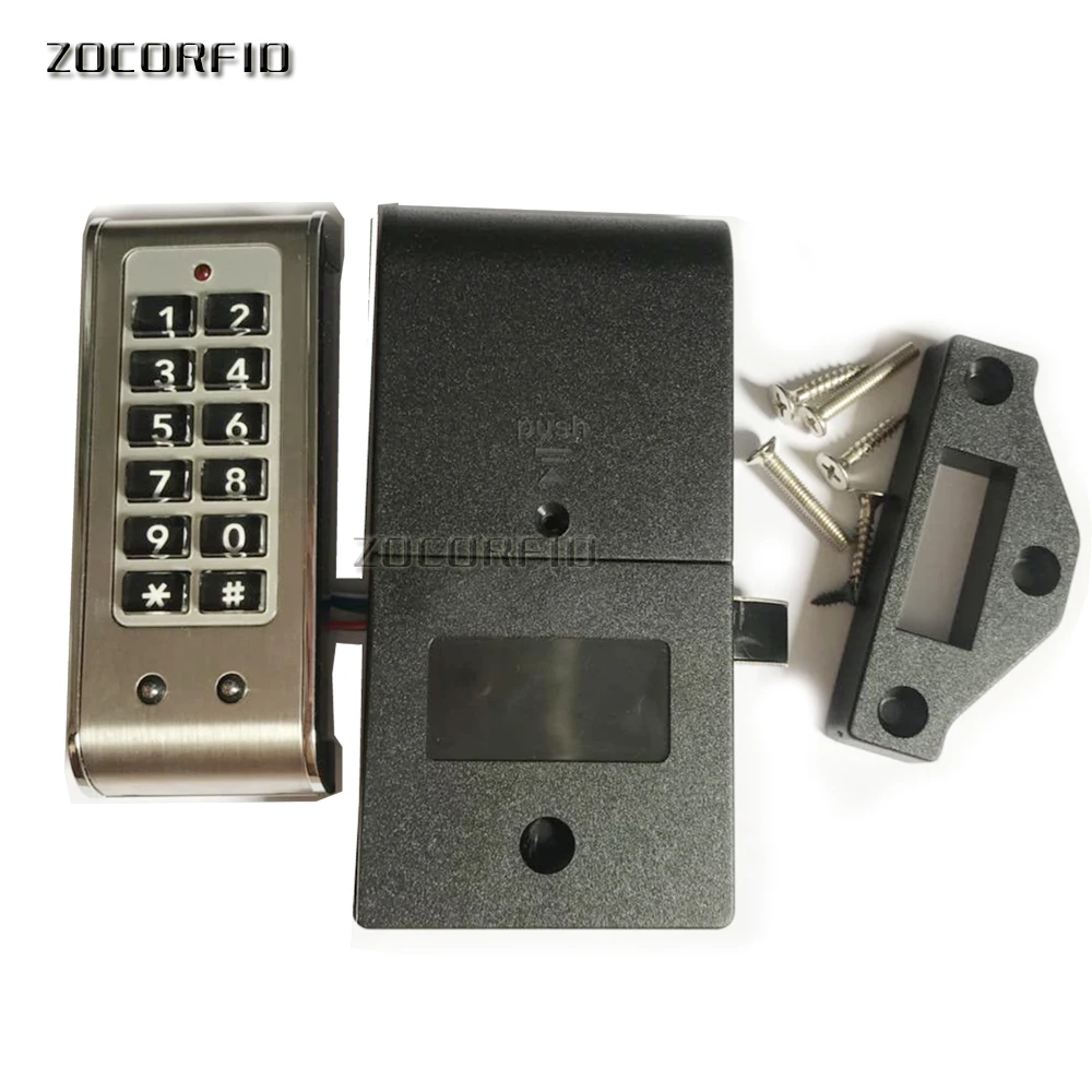 Newest  stainless steel  electronic password lock/electronic combination lock drawer lock/temporary password- dry battery