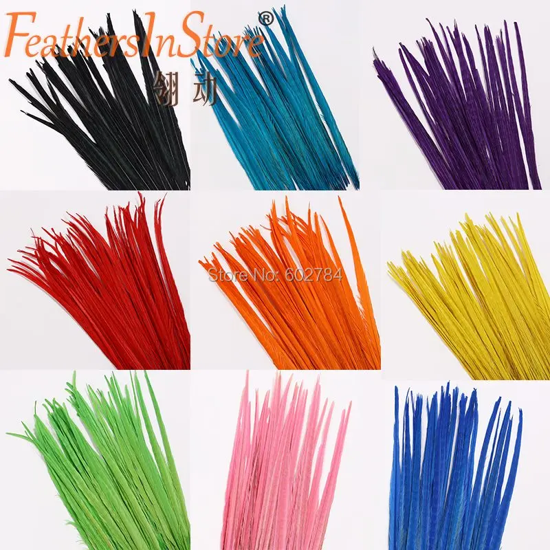 50pcs/lot Ringneck Pheasant Tail Feathers 50-55 cm / 20-22 inches pheasant feathers centerpieces wedding decorations