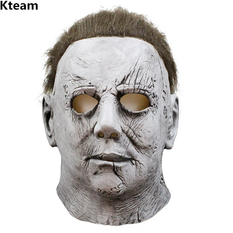 2019 Hot Movie Halloween Horror Michael Myers Mask Carnival Cosplay Adult Latex Full Face Helmet Halloween Party Scary Props