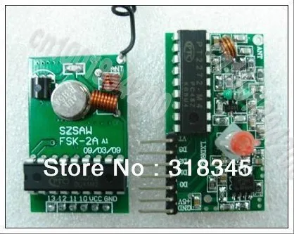 4CH Transmitter Receiver Modules System  PT2272 PT2262 Encoding Receiver 1000M Transmitter Module can Connect Button 315MHZ