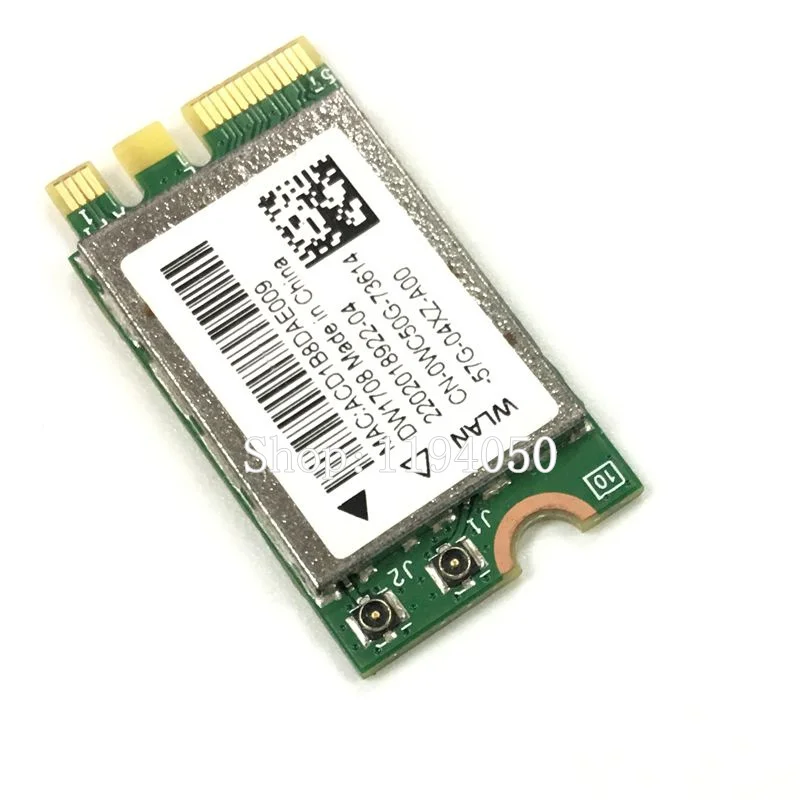 Dw1708 Broadcom Bcm943142y Draadloze M.2 Ngff Wifi Bluetooth 4.0 Kaart 802.11b/g/n Bcm43142 Draadloze Netwerkkaart