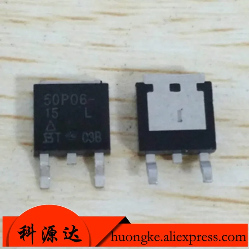 (10 pièces) nouveau jeu de puces SUD50P06-15L 50P06-15 50P06 TO-252