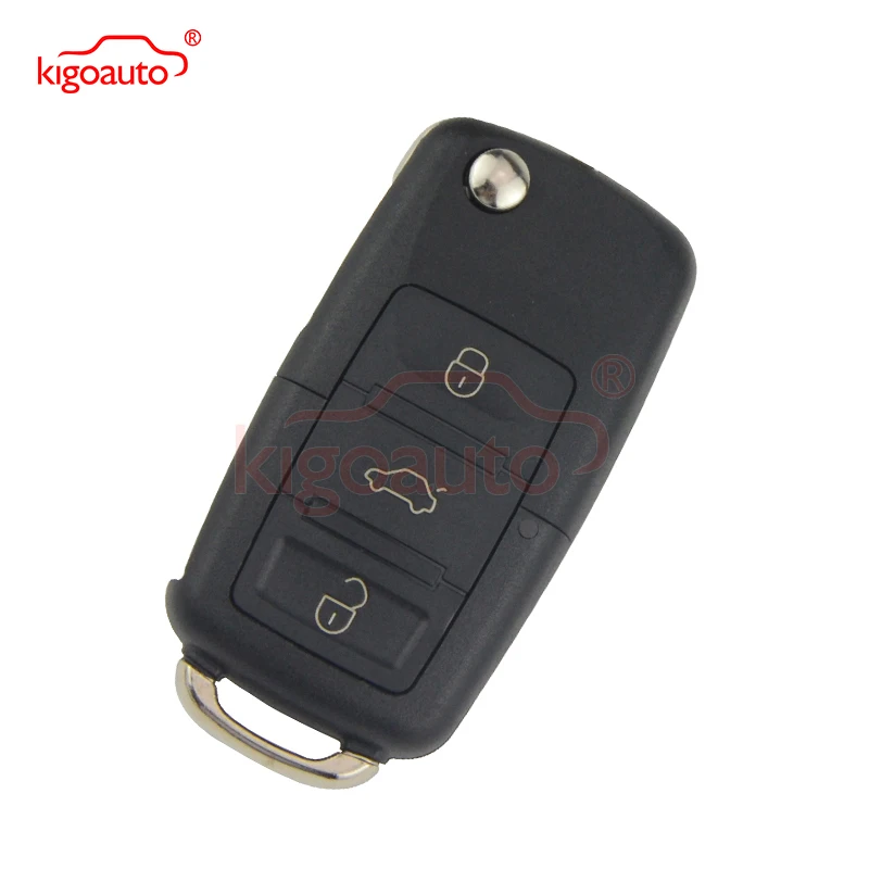 Kigoauto 1KO959753N Flip Key HU66 3 Button 434Mhz For VW Jetta Passat 50W 1KO 959 753 N  Remote Key