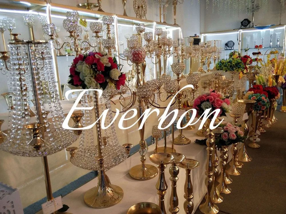 wedding decoration table centerpiece vases metal flower vase gold silver trumpet vase anniversary ceremony party decor supplies image 5