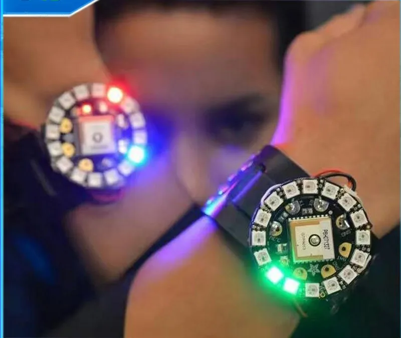 1pc WS2812B 16/35/45leds pixel Ring Addressable LED modules DC5V SK6812 RGB full color Round LED Circle