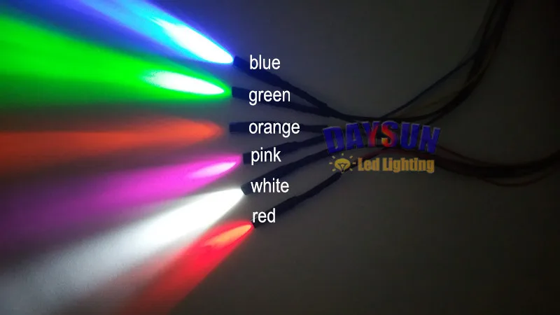 10PCS Led Car Light Illuminators DC12V 0.1W Inside Car Lighting Source 6 Colors Cars Lighting & Decoration Fiber Light Holder