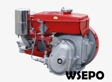 Factory Direct Supply! WSE-175F 5hp Horizontal Single Cylinder Air Cooled 4-stroke Small Diesel Engine for Boat/Generator/Pump