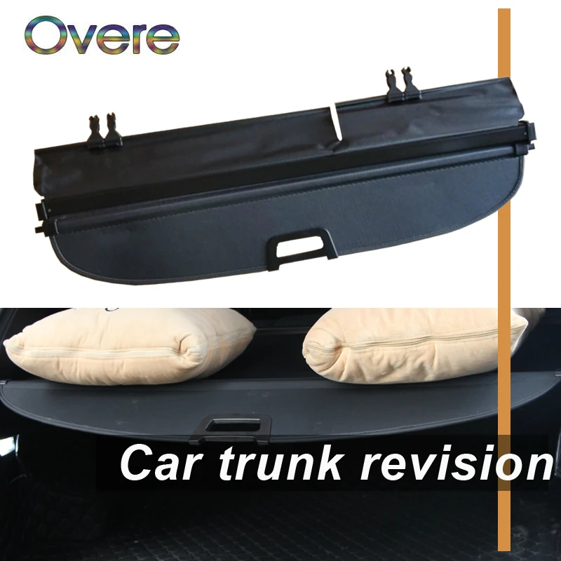 

OVERE 1Set Car Rear Trunk Cargo Cover For VW Volkswagen Tiguan Car-styling Black Security Shield Shade Auto accessories