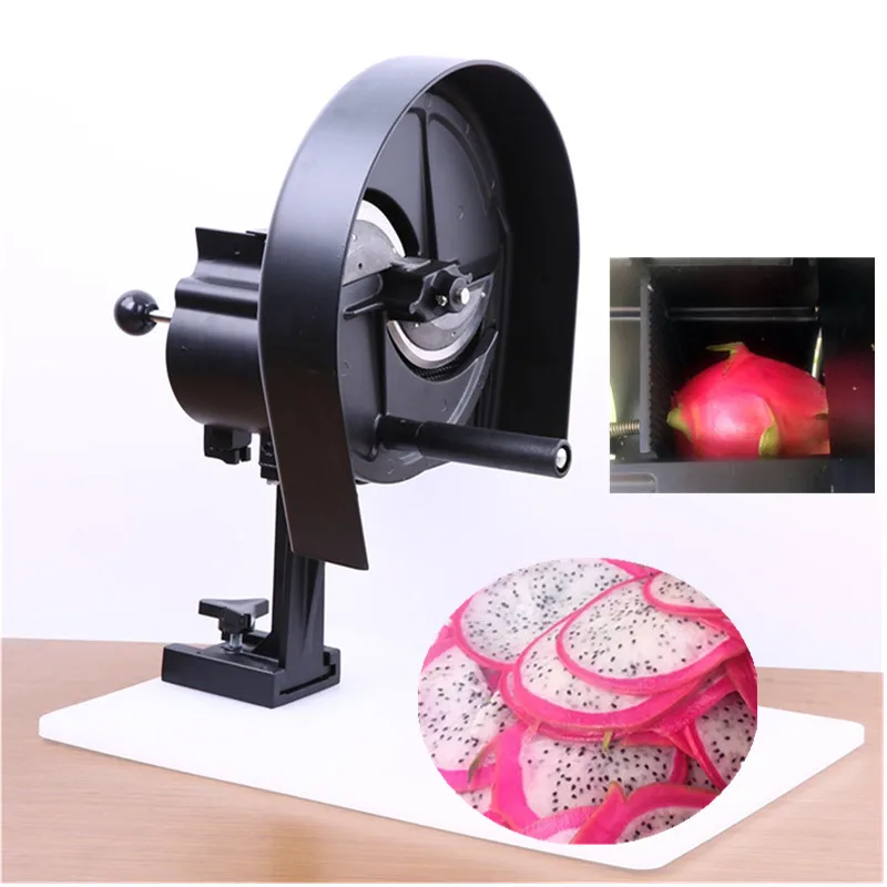 Commercial lemon food slicing slicer multifunctional manual fruit vegetable flaker potato grapefruit orange chipping machine
