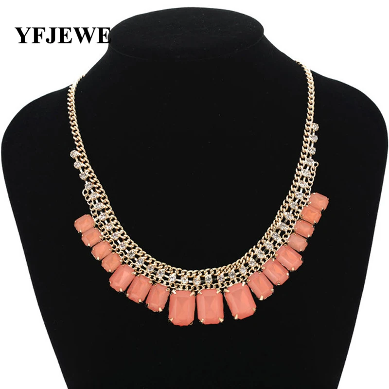 Necklaces Jewelry big crystal rhinestone necklace fashion jewelry for women party 102 #N070