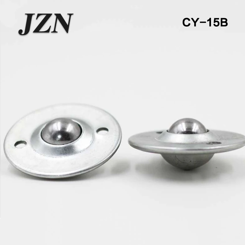 5 Pcs/lot CY-15B CY-16B  CY-25B B Type UFO Flying Saucer Type Nylon Ball Metal Transfer Bearing Unit Conveyor Roller Wheels 