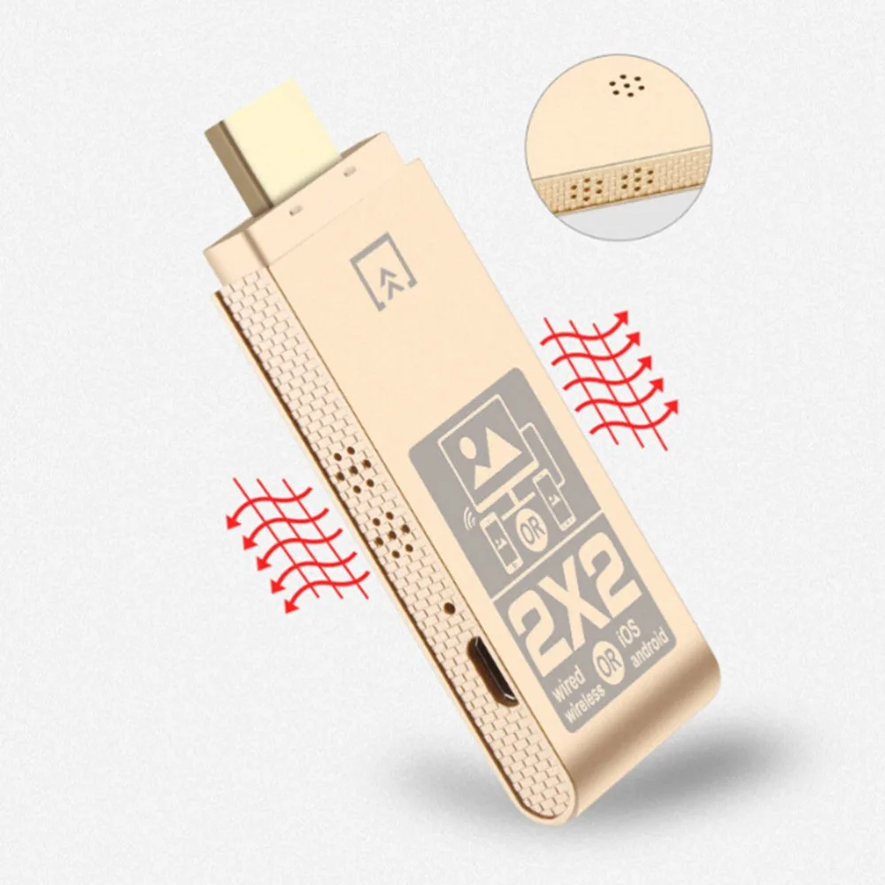 อะแดปเตอร์ไร้สาย HDMI สำหรับ iOS Android Dual Mode ไร้สาย/แบบมีสาย HD 1080 P HDMI TV Converter อะแดปเตอร์สำหรับ iPhone 5 6 7 8 X