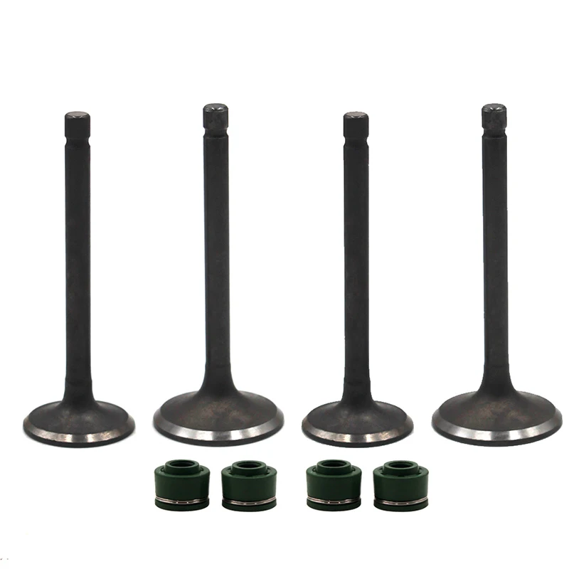 Motorcycle Intake Exhaust Valve Stem Kit for Yamaha SRV250 Renaissa XV250 Virago XV125 Route V-Star XVS250 Drag Star YFA-1 YFM80 - view 2