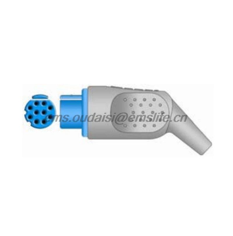 SPO2 Connector of SPO2 sensor for Datex 10 Holes patient monitor