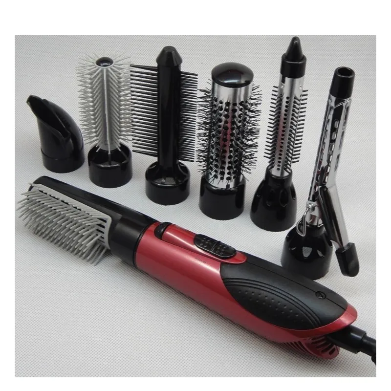 

7 in 1 Hot Air Professional Hair Styler 3 Speed 100V-240V Electric Curler / Brush / Dryer Styling Tools Set