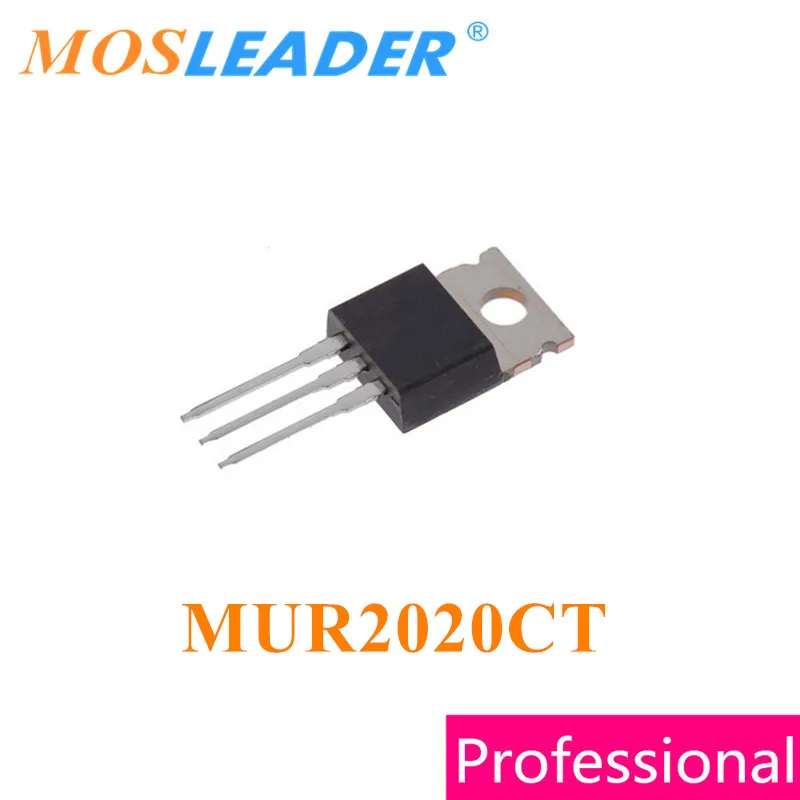 

Mosleader MUR2020CT TO220 100PCS 20A 200V MUR2020CTR MUR2020 Made in China High quality