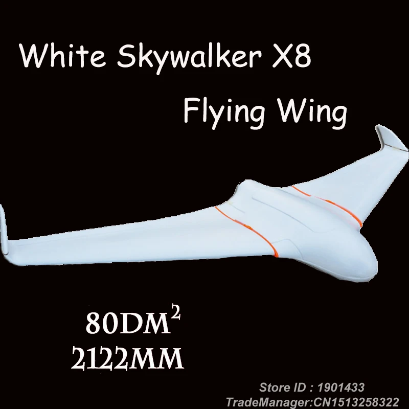 Skywalker X8 New Arrival Latest Version Skywalker FPV Flying Wing 2122mm RC Plane Empty frame 2 Meters x-8 EPO RC