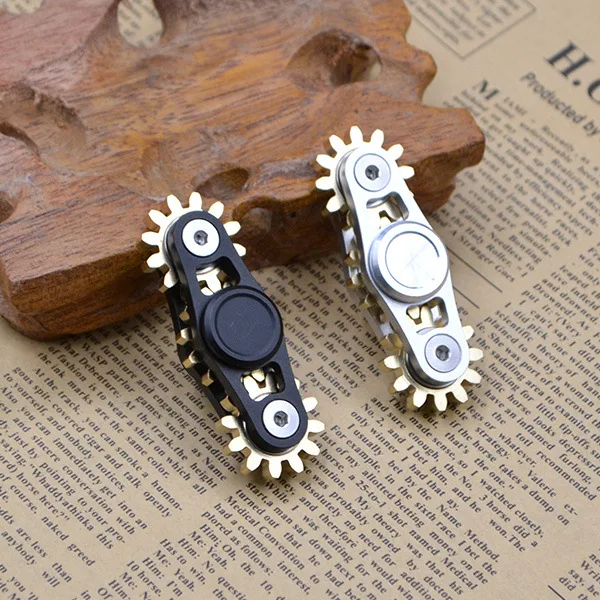 New Gears Fidget Spinner Fingertip Finger Top Gyro Metal Toys EDC ADHD Fidget Hand Spiner Spiral Desktop Anti Stress Finger Game