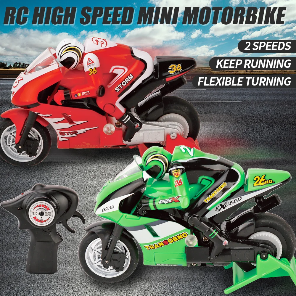 Remote Control Car Motorcycle 2.4 high Speed Racing Model With Gyroscope powerful High Speed Motor RC Car Toys for children