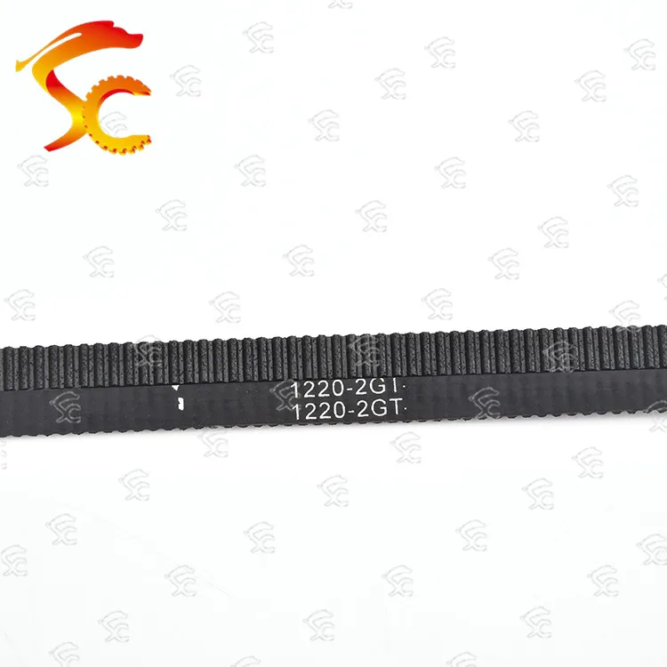 10pcs 2GT-1220-6mm belt closed loop rubber 2GT-1220-6/10/12/15 timing belt Teeth610 Length 1220mm width 6mm for 3D printer