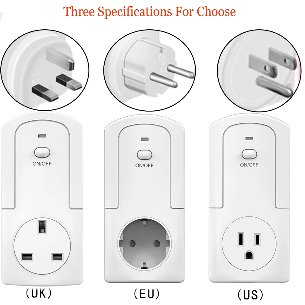 US Plug WIFI Wireless Temperature Humidity Thermostat Module APP Smart Remote Control Smart Timing Switch Socket