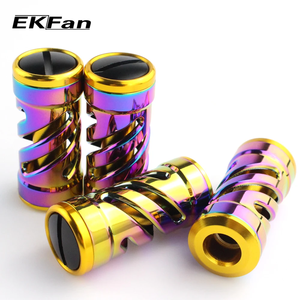 EKFan 1pc Colorful Aluminum Alloy Fishing Reel Handle Knob for Spinning & Bait Casting Fishing Reel Tool parts