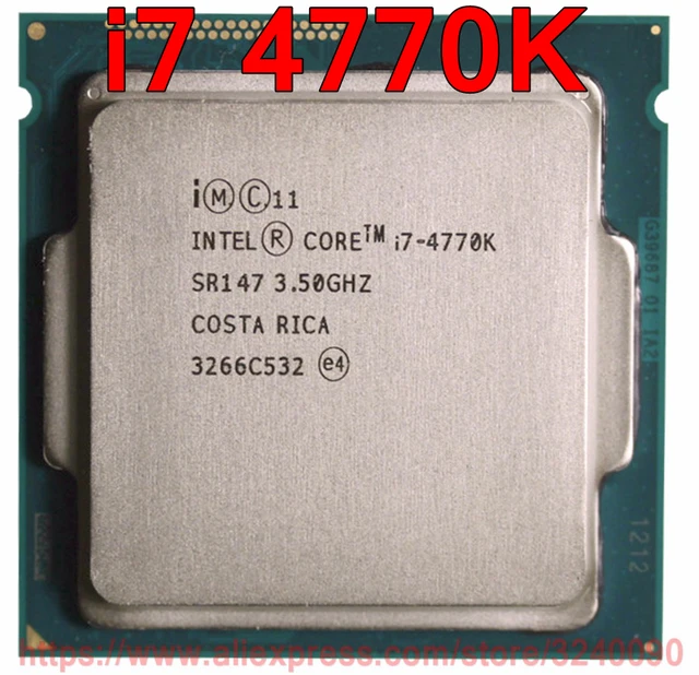 Original Intel CPU CORE i7 4770K Processor 3.50GHz 8M Quad-Core i7-4770K  Socket 1150 free shipping speedy ship out - AliExpress