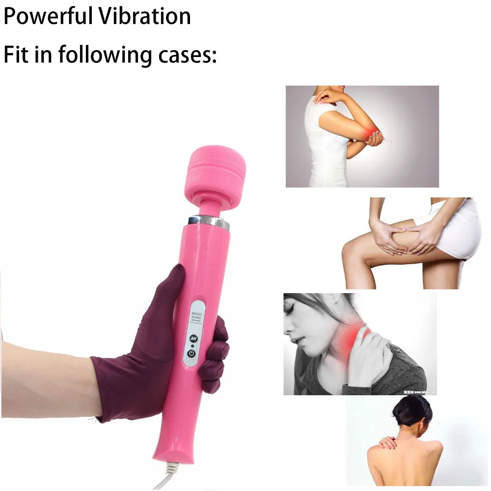 Powerful 10 Speeds Big Vibrator Magic Wand Body Massager Clitoris Stimulator Sex Toy for Women Adults 18 Female Masturbator Shop