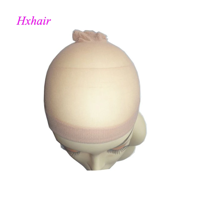 50pcs No.1  Hair net Wigs cap Stretchable Elastic Hair Net Polyester Adjustable Size Mesh For Wearing Wigs