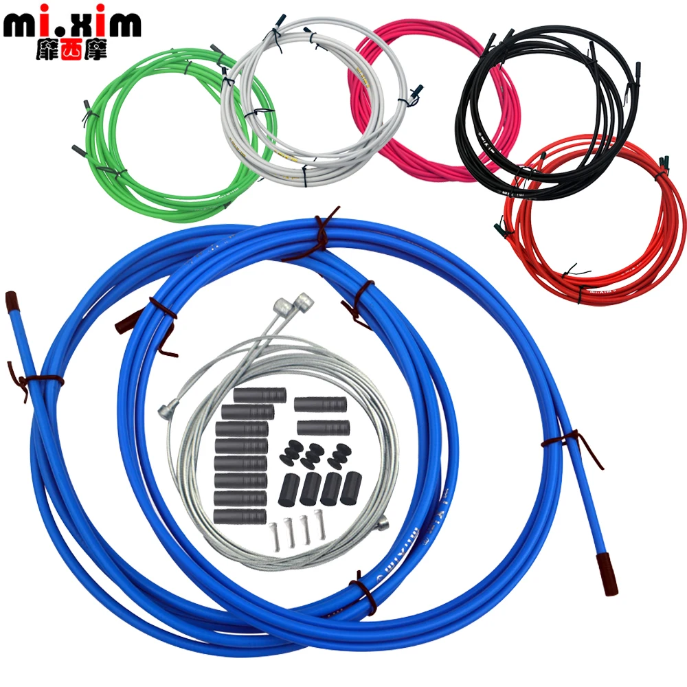 

Комплект шлангов корпуса MIXIM, тормозной рычаг переключения передач для Shimano, велосипедный тормозной трос Derailluer и рычаг переключения передач, проводная линия
