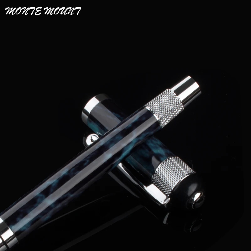 MONTE MOUNT Black Pen refill Classical gel Pens Business Writing for luxury school Office Stationery Gift metal Roller Ball Pen