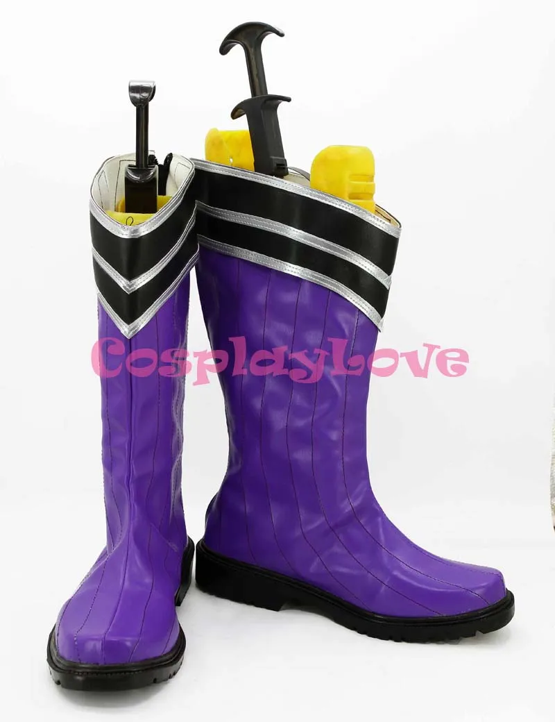 Op maat gemaakte Japanse anime Kingdom Purple Hearts Riku Cosplay Schoenen Laarzen voor Kerstmis Halloween CosplayLove