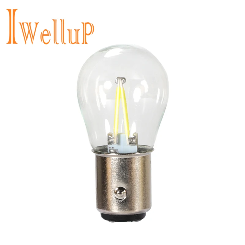 P21W LED Ba15s 1157 /1156 Leds Filament Chip Car Light S25 Auto Vehicle Reverse Turn Signal lamp DRL White LED 12v 24v