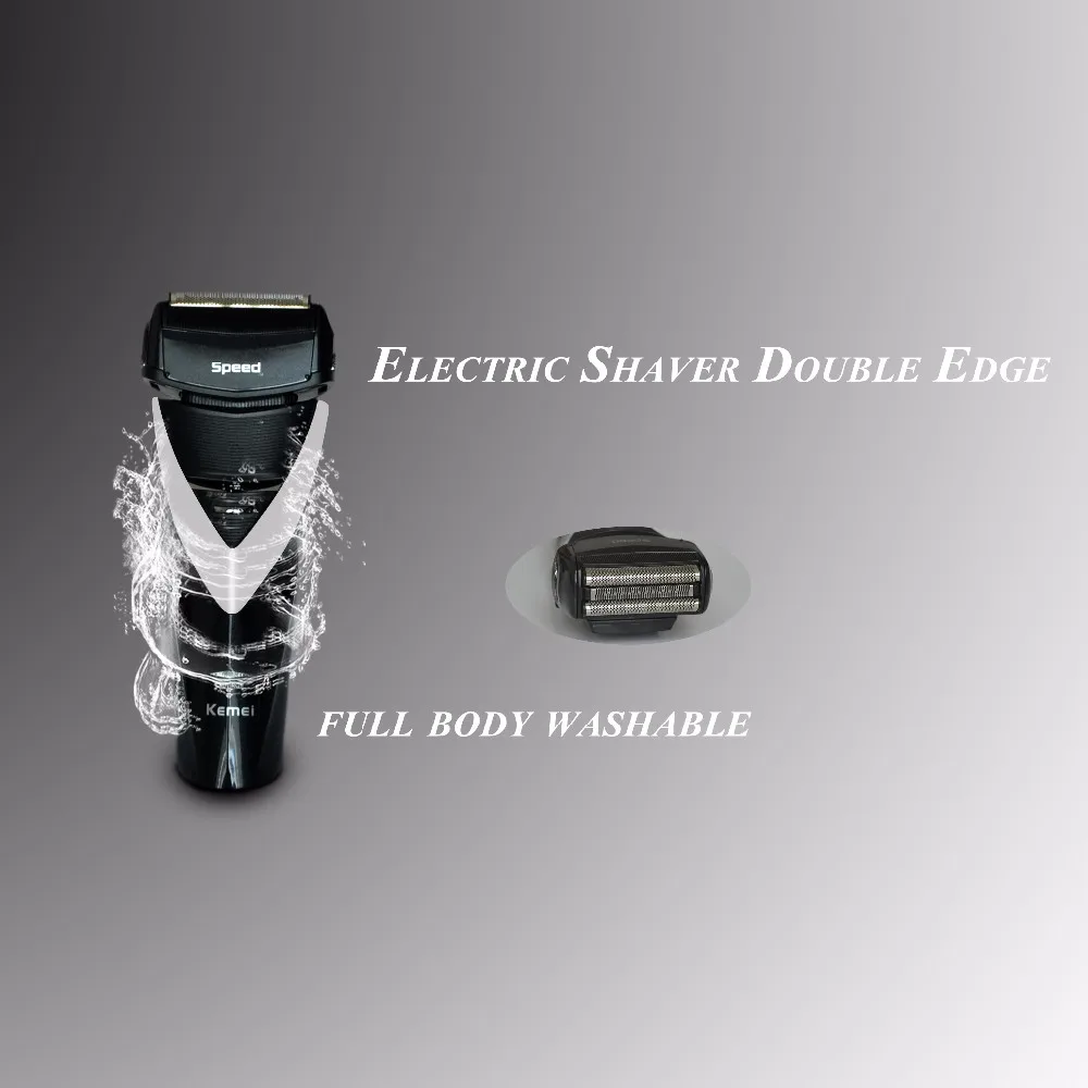 

Wholesale electric 20Pcs/pck Reciprocating Shaver Rechargeable shaver three men floating body wash head shaving razor