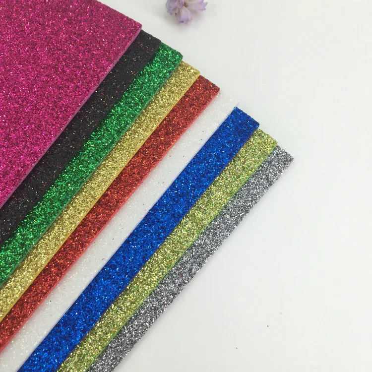 10pcs 2mm Sponge Paper Foam Paper Glitter Flash Gold Handcraft EVA Foam Paper Sheets Kindergarten DIY Paper Sheets