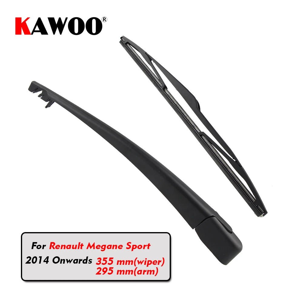 

KAWOO Car Rear Wiper Blade Blades Back Window Wipers Arm For Renault Megane Sport Hatchback (2014Onwards) 355mm Windscreen Blade