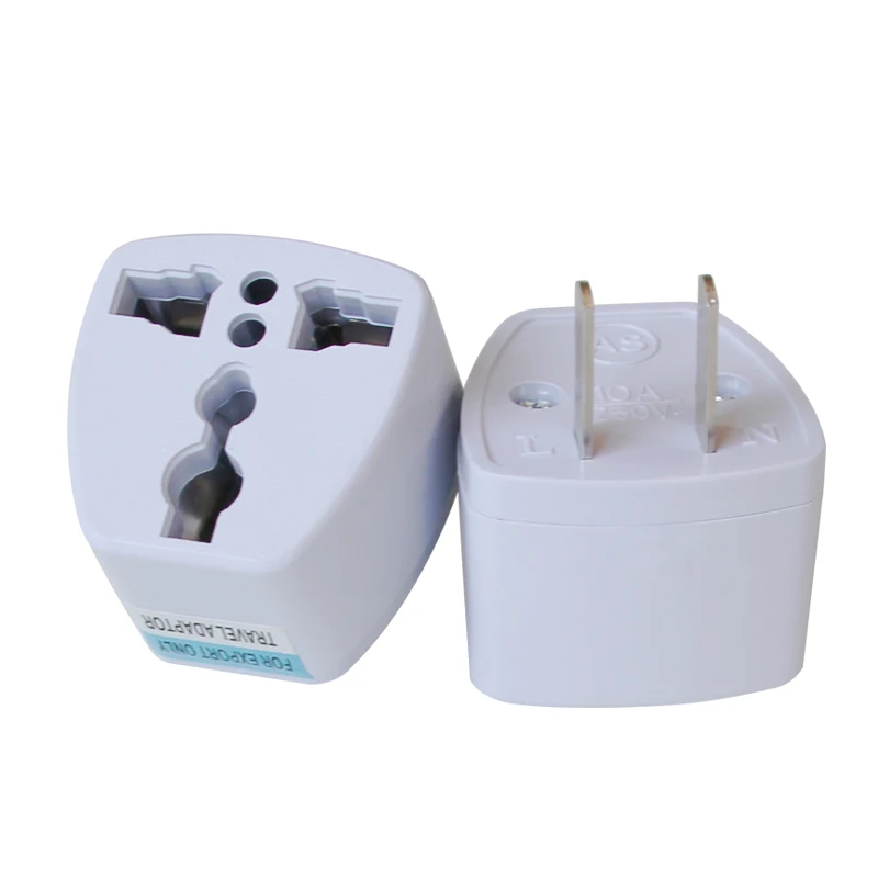 1PC New Arrivals EU UK AU to US Plugs adapter Power Converter Plugs 2 Pin Socket EU to America Travel Charger Adapter Converter