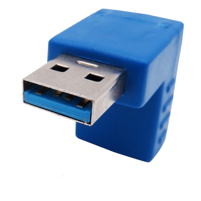90 Degree Left Right up down Angled USB 3.0 A Male To Female Adapter Connector For Laptop PC Computer  Drop ship