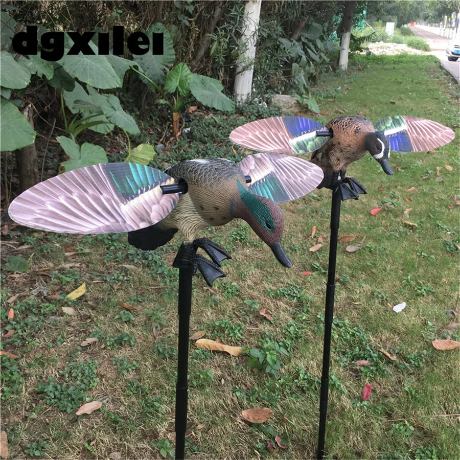 2019 Dgxilei Spinning Wing Teal Duck Decoy Replacement Magnetic Wings Pair Set