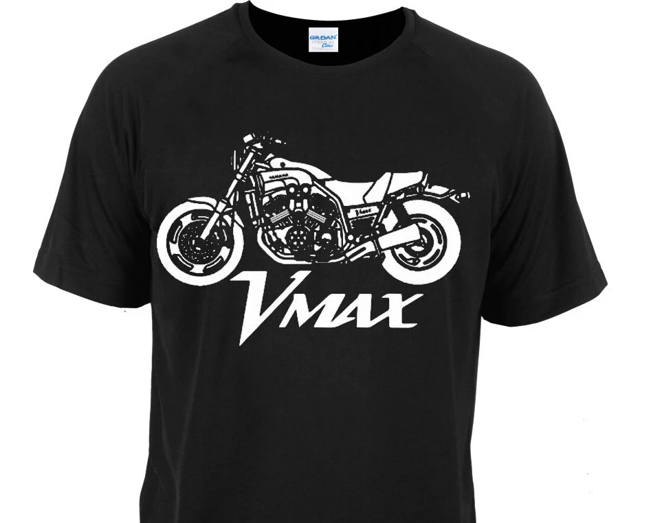 

Tshirt Homme 2019 Hot Sale 100% cotton O neck For Tall And Big Men T-Shirt V-Max Vmax 1200 1700 Skull Tee Shirt