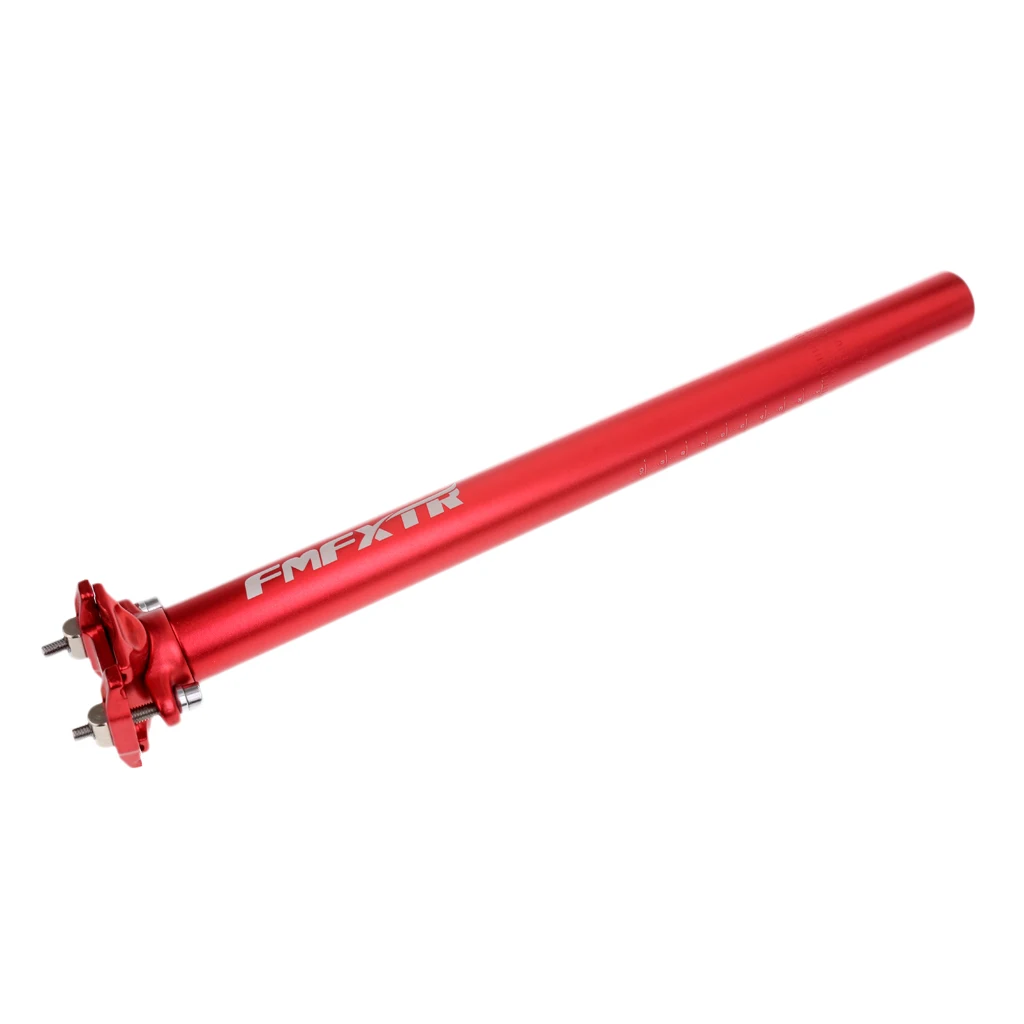 CNC Aluminum Alloy Bicycle Seatpost MTB Road Bike Seat Post Red D27.2mm L400mm