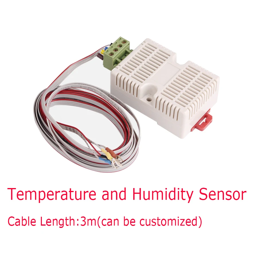 High precision Up to 130 Celsius Wide Voltage Design Digital Temperature and Humidity Controller with Combined Sensor and Cables